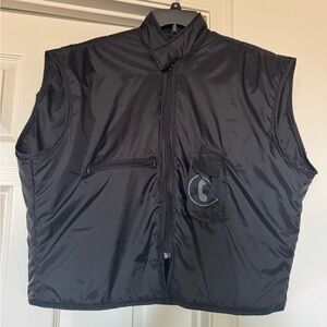 Frank Thomas Water Resistant Textile Biker Sleeveless Full Zip Jacket Men's XXL